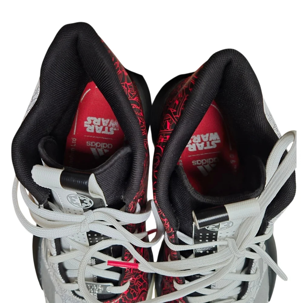 Adidas Star Wars Sneakers Pro Next 2019  Dark Jedi Glow Soles Basketball sz 6